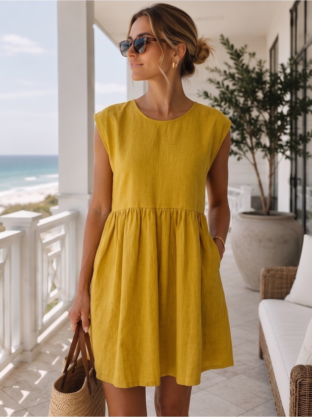 LE MUSE Linen Dress